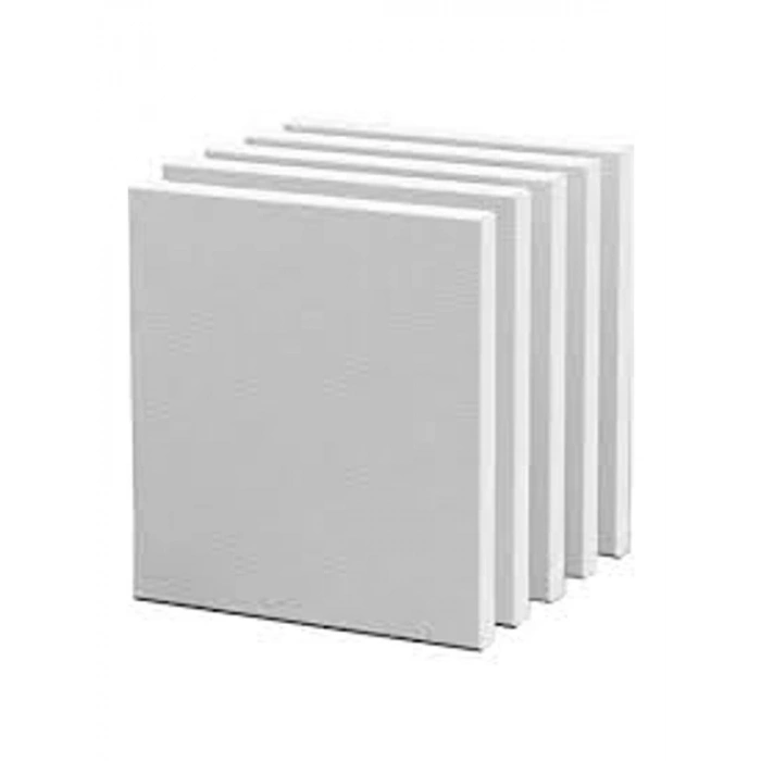 5 Adet Gerdirme Çerçeveli Tuval, 30 x 40 cm, Beyaz