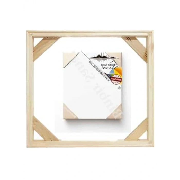 5 Adet Gerdirme Çerçeveli Tuval, 30 x 40 cm, Beyaz