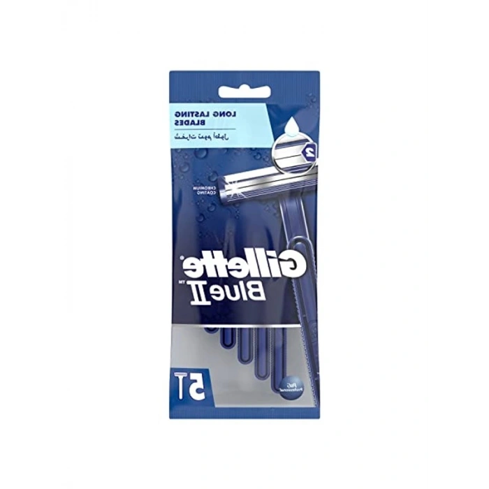 5 Adet Kullan At Tıraş Bıçağı, Gillette Blue2