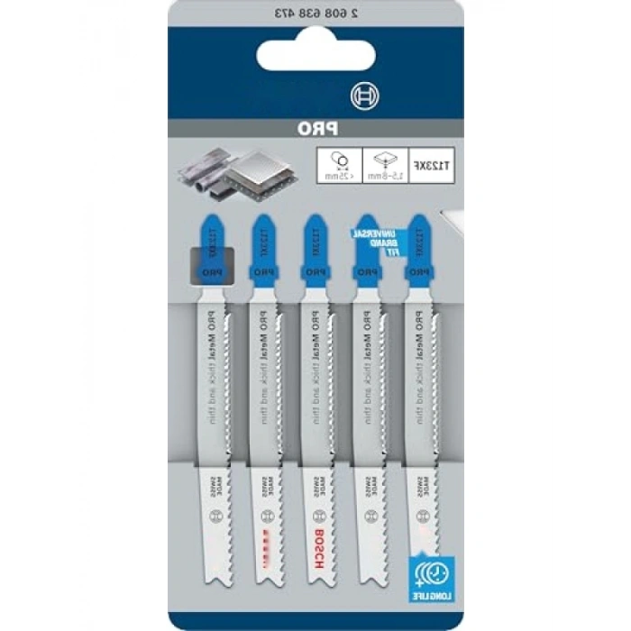 5 Adet Metal Kesme Dekupaj Testere Bıçağı Seti - T 123 X