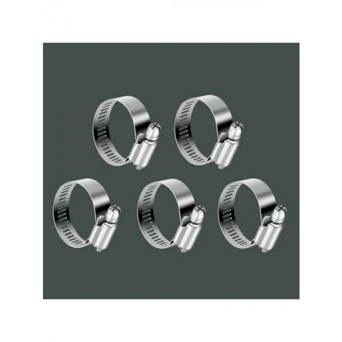 5 Adet Paslanmaz Çelik Hortum Kelepçesi 13x19 mm Ayarlanabilir