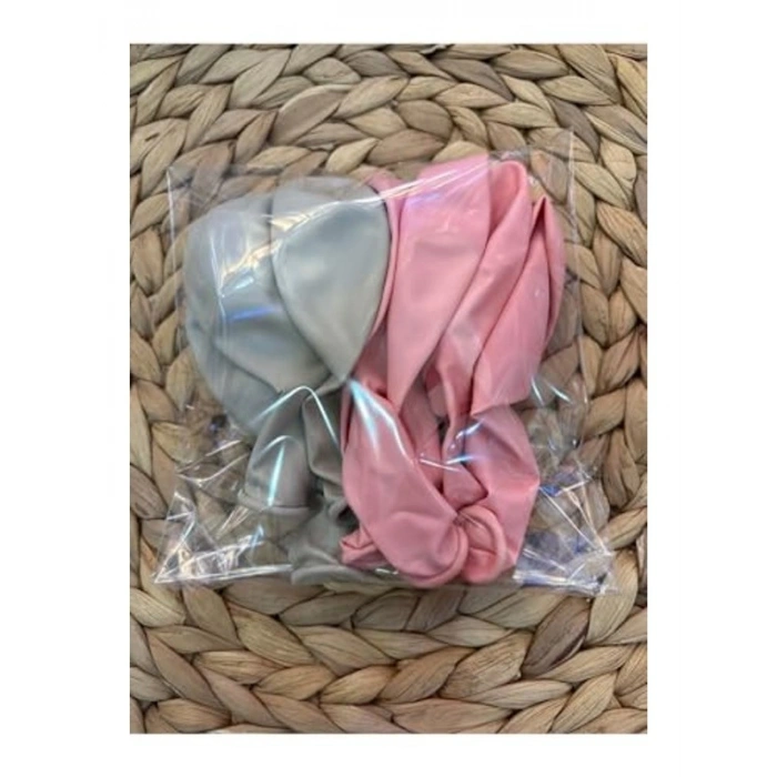 5 Adet Pembe Makaron ve 5 Adet Deniz Kumu, 10 Adet Balon Seti