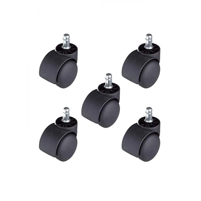 5 Adet Pimli Geçmeli Ofis Koltuk Sandalye Tekeri