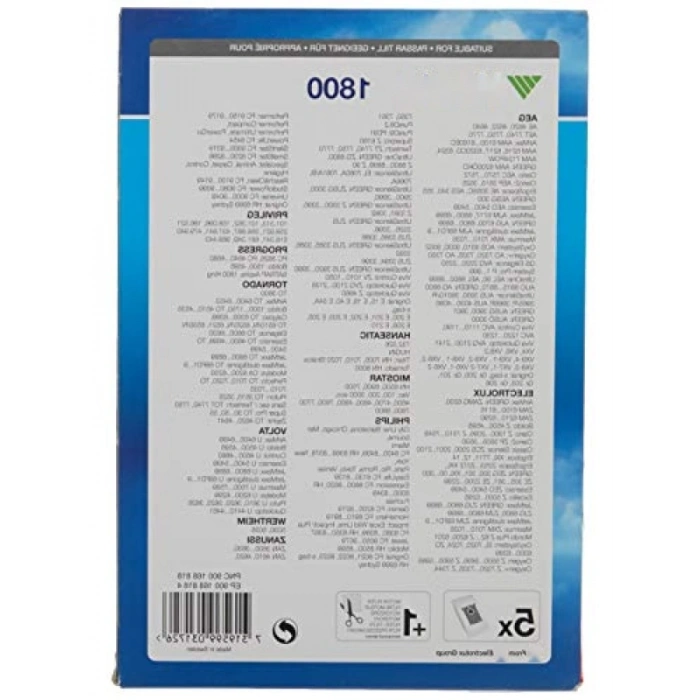 5 Adet Toz Torbası Seti, Hijyenik Kapanma Sistemi