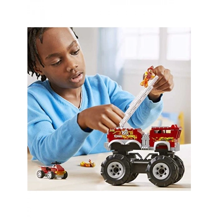 5-Alarm Monster Truck İtfaiye Araç Seti (284 Parça)