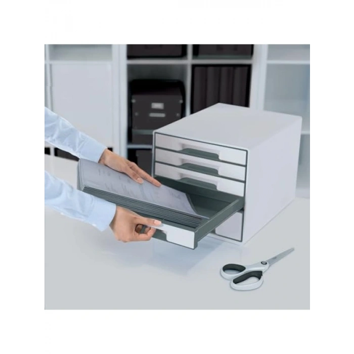 5 Çekmeceli Evrak Rafı, Dikey ve Pratik Tasarım