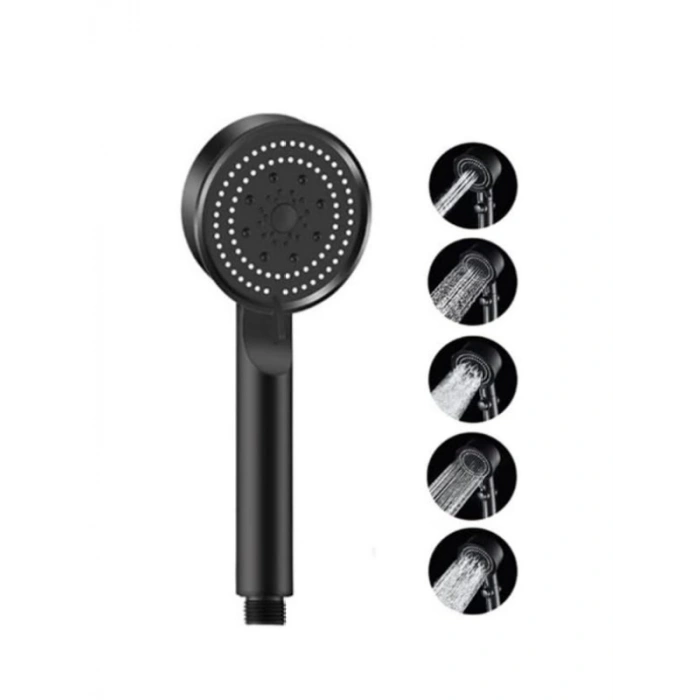5 Fonksiyonlu Yüksek Basınçlı Duş Başlığı - Su Tasarruflu