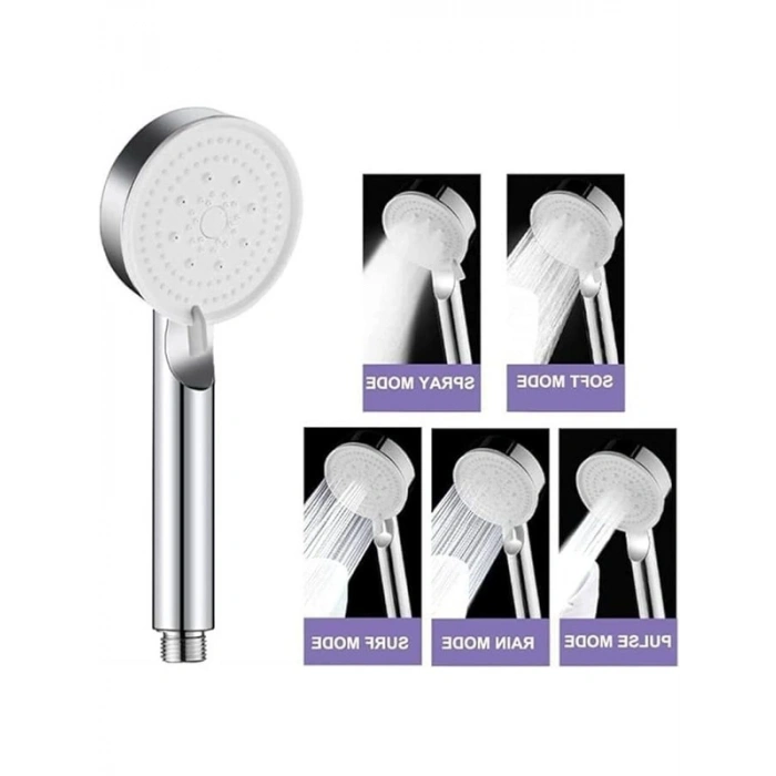 5 Fonksiyonlu Yüksek Basınçlı Masaj Etkili Duş Seti