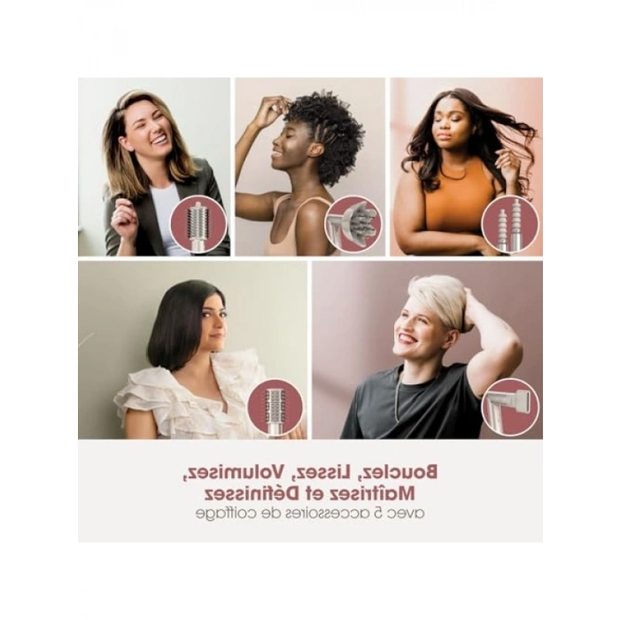 5-in-1 Saç Kurutma ve Şekillendirme Sistemi - Çok Amaçlı