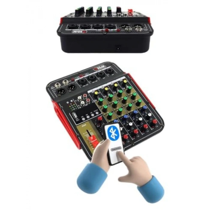 5 Kanal Ses Mikseri - Stüdyo Kayıt ve Phantom Güçlü