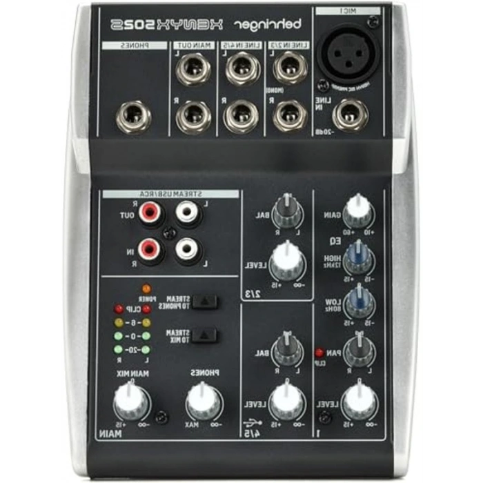 5 Kanallı Analog Akış Mikseri, Ses Yönetimi İçin Pratik Çözüm