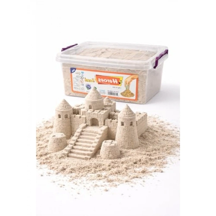 5 KG Kinetik Kum Seti - Eğitici Montessori Oyun Kumu