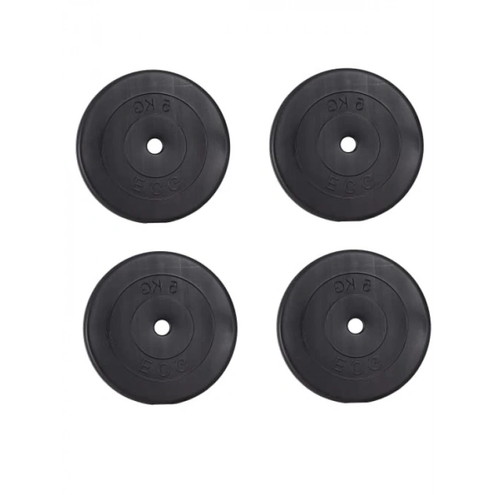 5 Kg Vinil Kaplama Ağırlık Plakası - 4 Adet Set