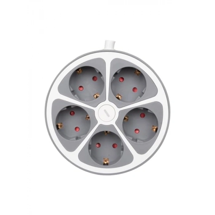 5li Anahtarlı Grup Priz 1.5 Metre Kablo