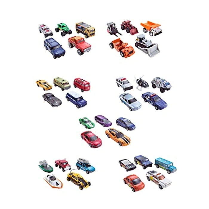 5li Araba Seti - 1:64 Ölçek