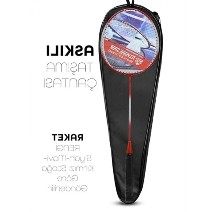 5li Badminton Raket Seti, 2 Raket ve 2 Top ile Uygun Fiyatlı