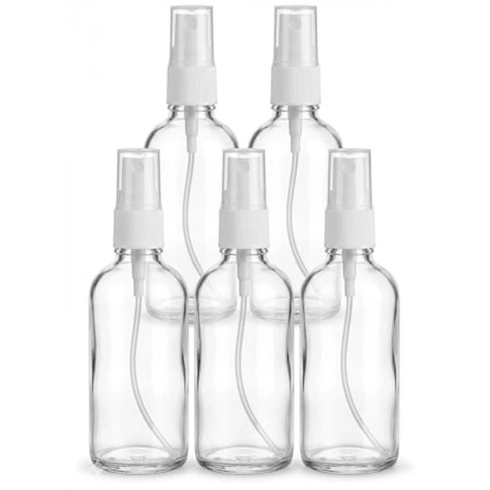 5li Boş Sprey Şişe Seti, 100 ml Boyutunda Seyahat için Uygun