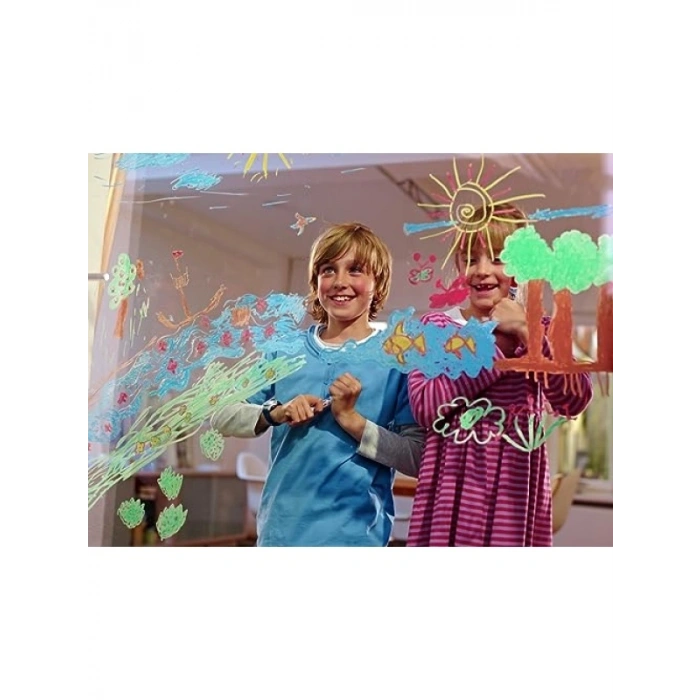 5li Çocuklar için Cam Kalemi Seti - Karışık Renkler