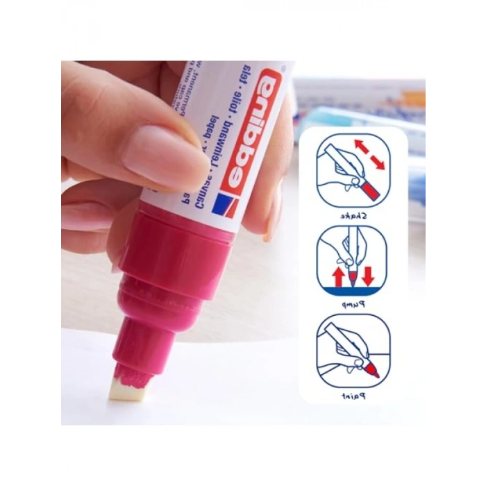 5li İnce Uçlu Akrilik Markör Seti (Temel Renkler)