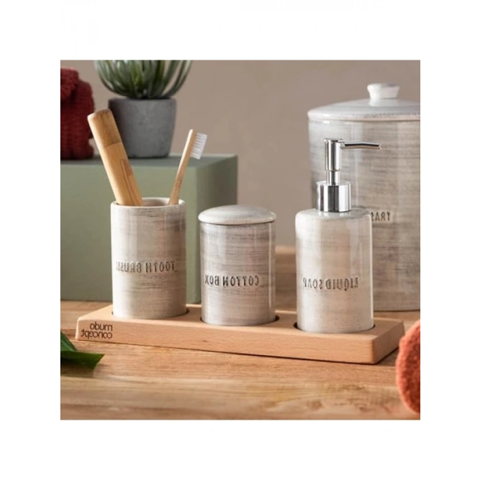 5Li Kutulu Seramik Banyo Seti