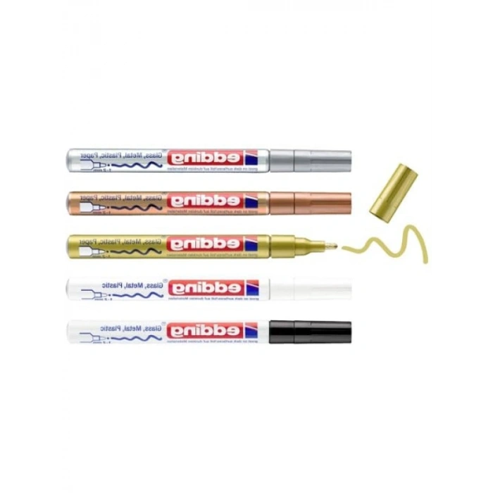 5li Metalik Hobi Sanat Kalemi Seti