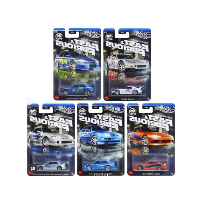 5li Model Araç Seti, Hızlı ve Öfkeli Temalı