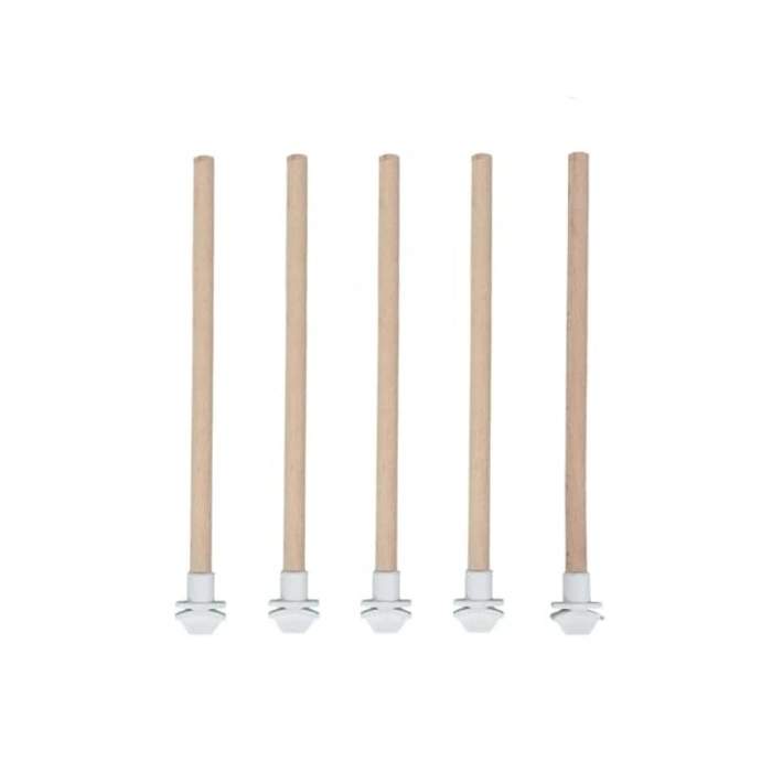 5li Pürüzsüz Ahşap Kuş Tüneği 25 cm