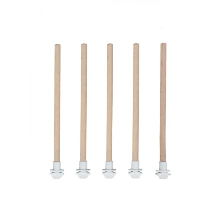 5li Pürüzsüz Ahşap Kuş Tüneği, 25 cm