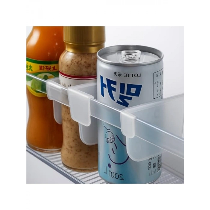 5li Şeffaf Plastik Buzdolabı Raf Ayırıcı Seti