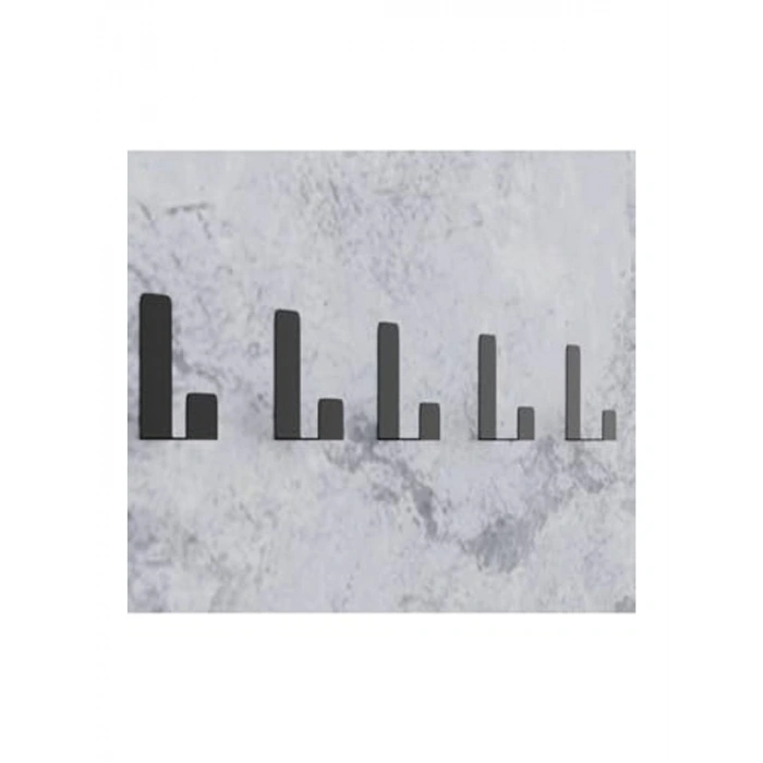 5li Yapışkanlı Askı Seti: Kapı Arkası, Mutfak ve Banyo için Pratik Tasarım