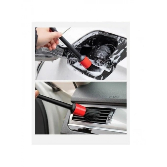 5li Yumuşak Kıllı Araba Temizlik Detay Fırçası Seti