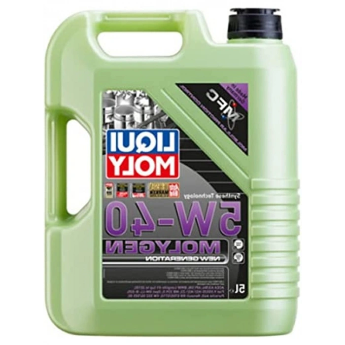5 Litre Molygen Yeni Nesil 5W-40 Otomotiv Bakım Ürünü