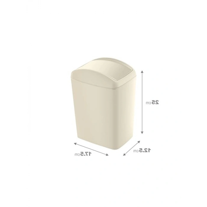 5 LT Kapasiteli Döner Kapaklı Çöp Kutusu - Smartware