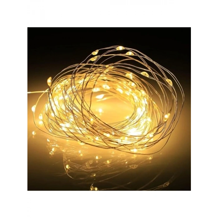 5 Metre Gün Işığı Peri Led, Sarı Renkli Dekoratif Aydınlatma Seti