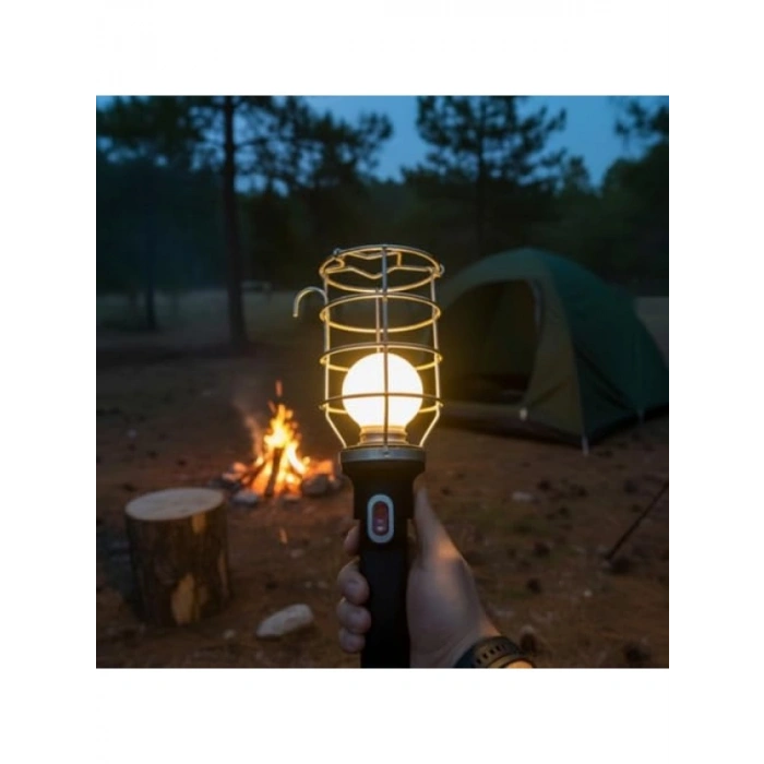 5 Metre Kablolu E27 Standart Duy Seyyar El Lambası