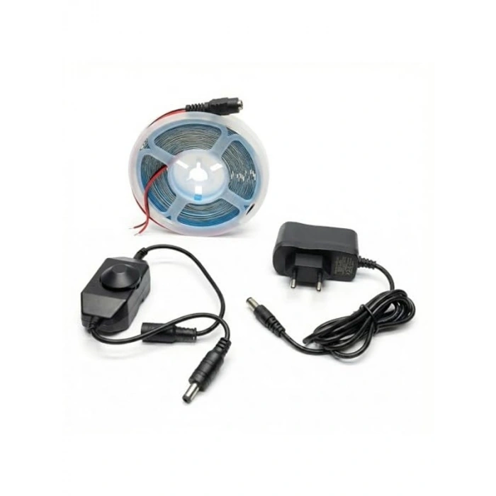 5 Metre Uzun Beyaz Şerit Led, Çalışma ve Parlaklık Ayarı