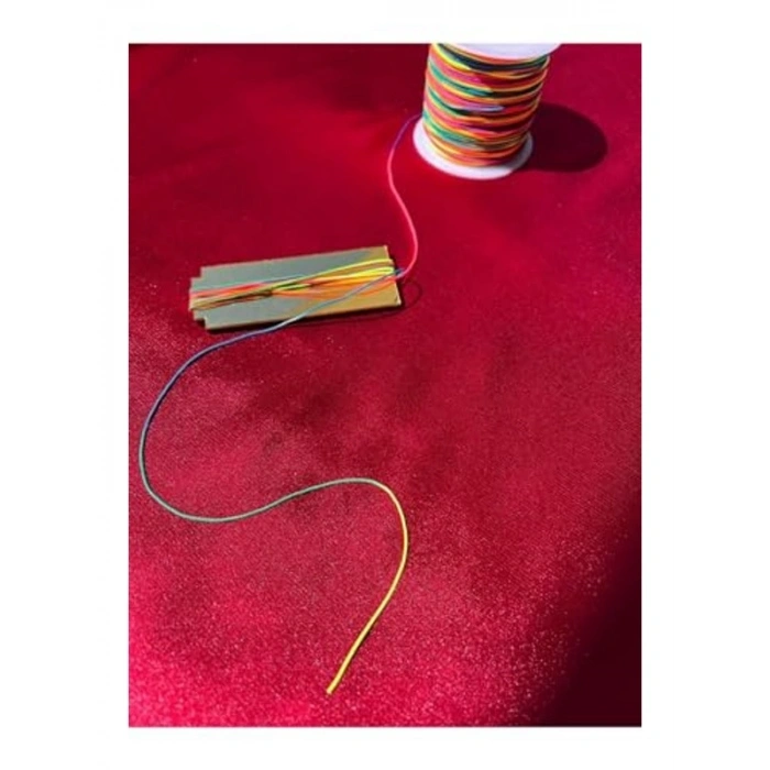 5 Metre Uzunluğunda Renkli Gökkuşağı Paraşüt İpi, 0.80 mm Kalınlık