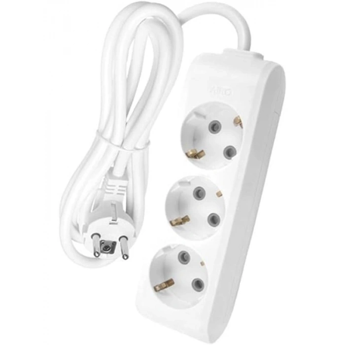 5 Metre Uzunlukta 3’lü Topraklı Uzatma Prizi