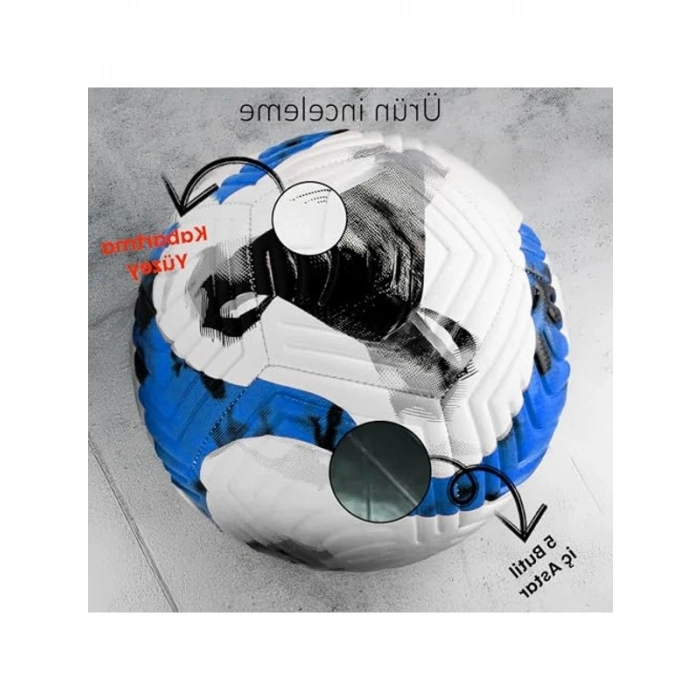 5 Numara Dikişli Profesyonel Futbol Topu, Halı ve Çim Saha Uyumlu