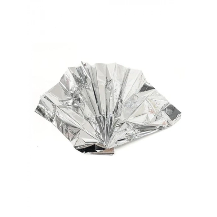 5 Paket Çift Taraflı Acil Durum Battaniyesi - 130 x 210 cm