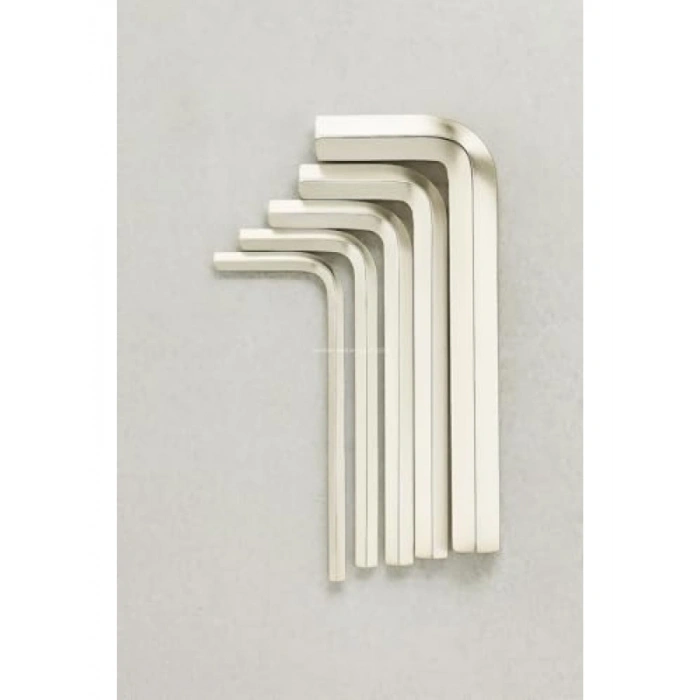 5 Parça Alyan Anahtar Seti, Krom-Vanadyum Çelik, Dayanıklı ve Ergonomik