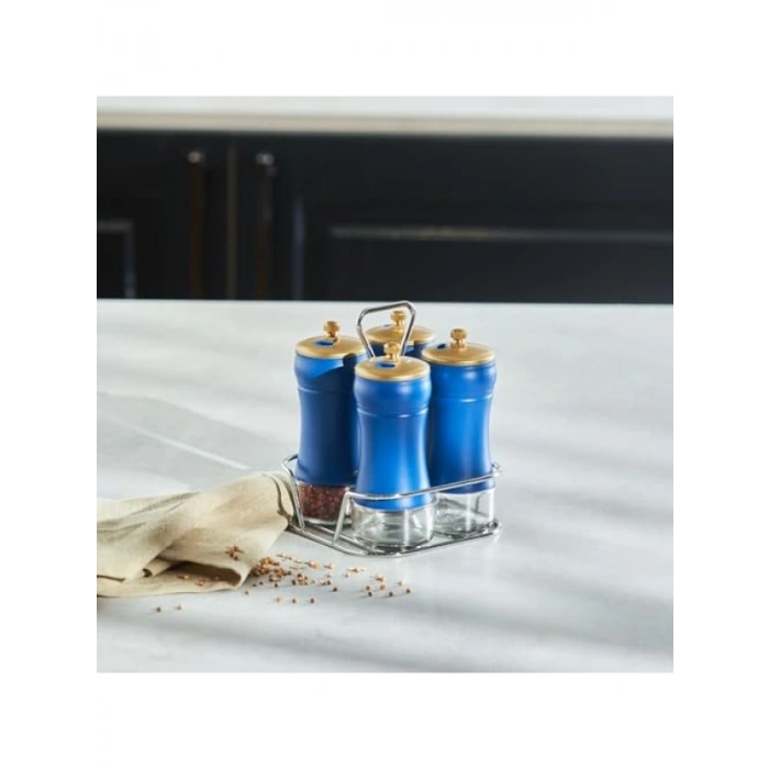5 Parça Cam Baharat Takımı - Şık ve Kullanışlı