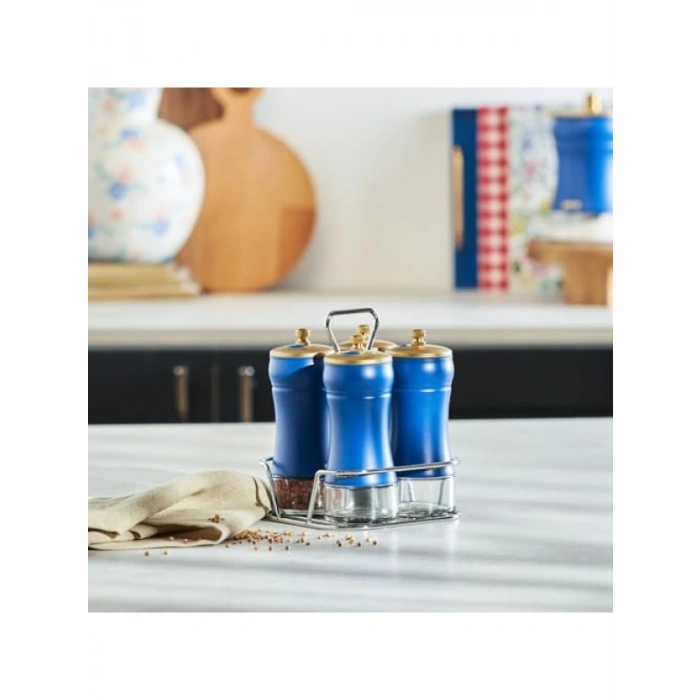 5 Parça Cam Baharat Takımı - Şık ve Kullanışlı