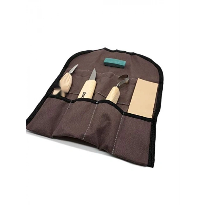 5 Parça Kaşık Oyma Bıçak Seti, Hobi Kullanımı İçin