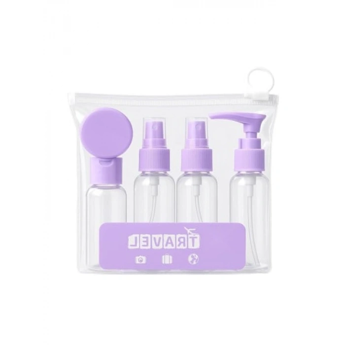 5 Parça Seyahat Boyu Makyaj ve Kişisel Bakım Şişe Seti