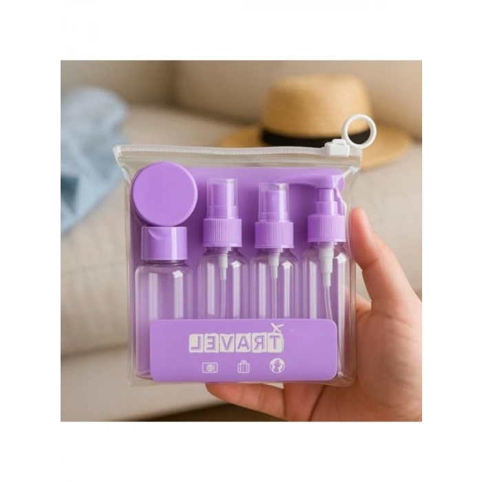 5 Parça Seyahat Boyu Makyaj ve Kişisel Bakım Şişe Seti