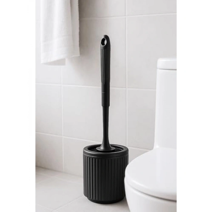 5 Parça Siyah Akrilik Banyo Seti