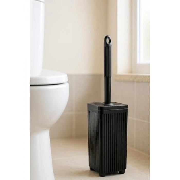 5 Parça Siyah Akrilik Banyo Seti