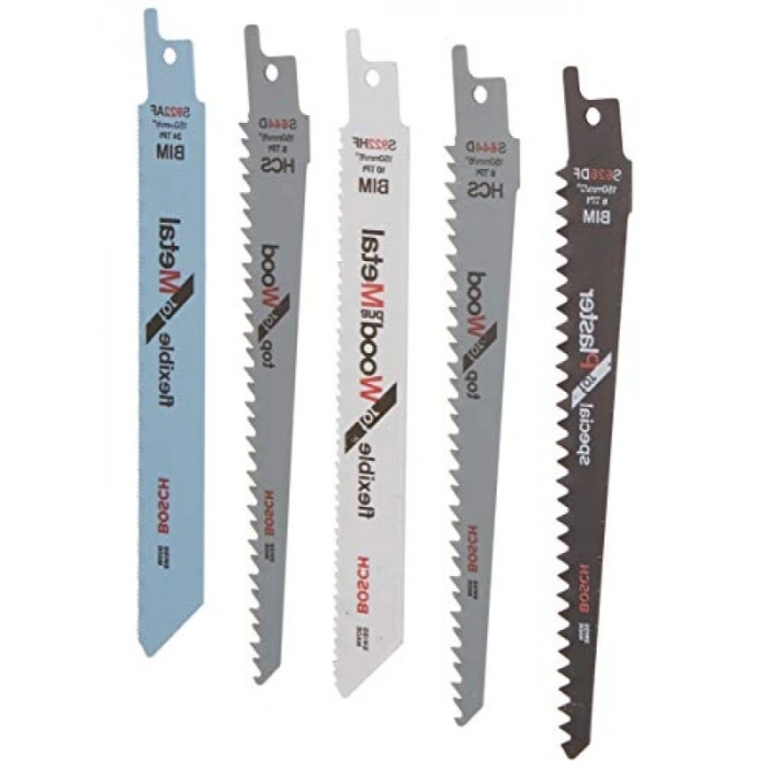 5 Parça Uyumlu Panter Testere Bıçağı Seti, Yeşil