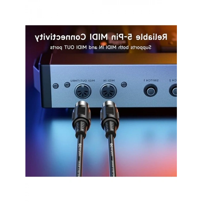 5 Pinli DIN Midi Kablosu, 3 Metre Uzunluğunda